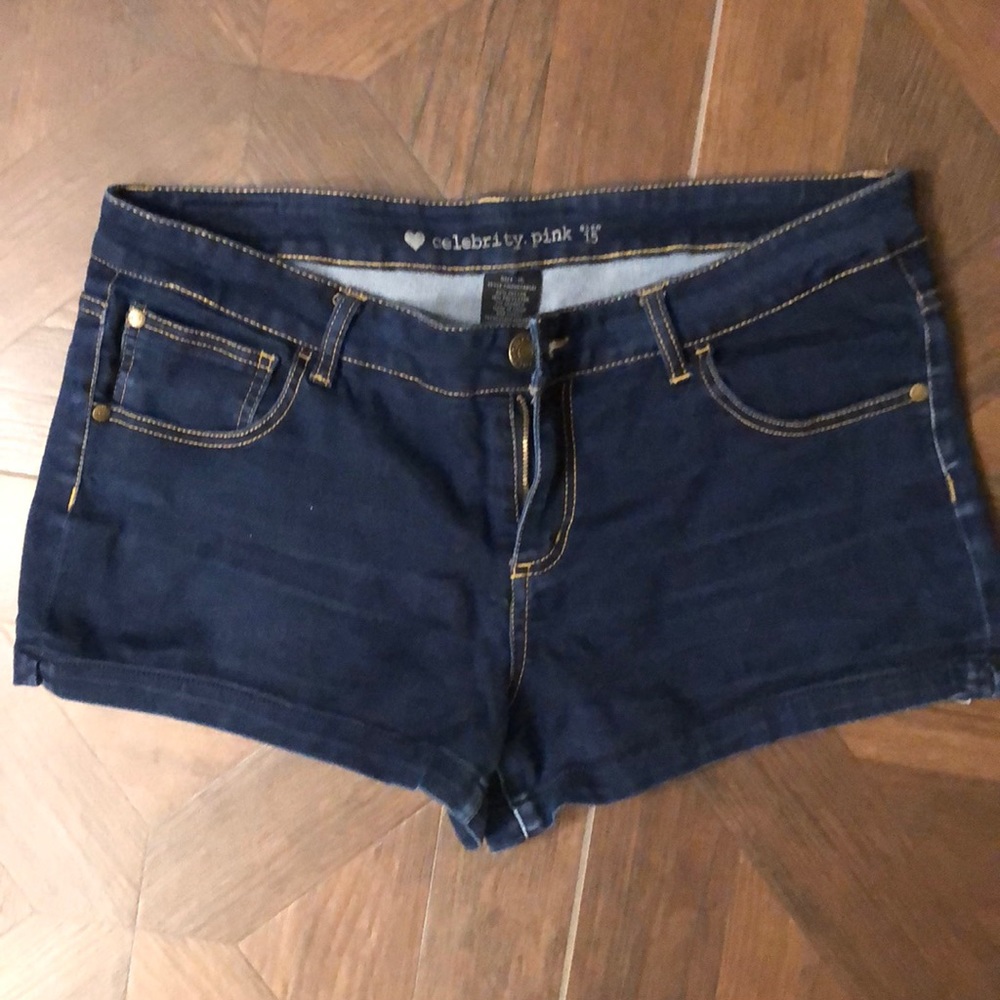 Celebrity Pink Jean Shorts